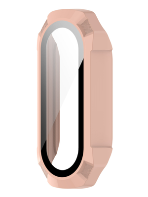 Чехол-накладка DK Пластик Glos Glass Full Cover для Xiaomi Mi Band 7 (pink) 014769-373 фото