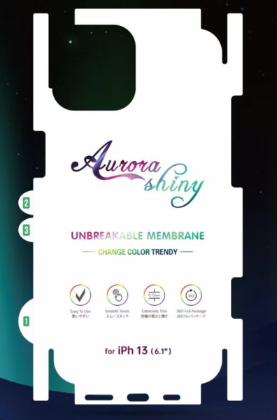 Защитная пленка DK Aurora Shiny HydroGel 360° для Apple iPhone 12 Pro Max (clear) 013612-063 фото