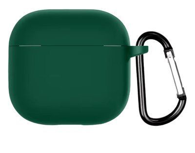 Чохол-накладка DK для Apple AirPods 4 | Silicone Candy Friendly з карабіном (green) 018631-071 фото