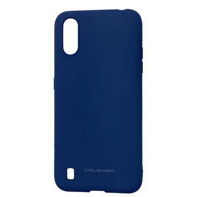 Чохол-накладка Silicone Hana Molan Cano для Samsung Galaxy A01 (A015) / M01 (M015) (blue) 010000-077 фото