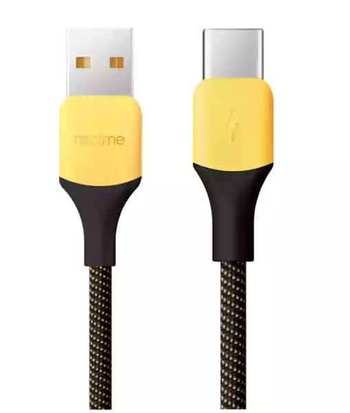 Кабель Data Cable Fast Charging 27W / 3A 1m USB на Type-C / USB-C для Realme (RMW2189) (yellow) 017690-011 фото