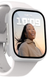 Чехол-накладка CDK Пластик Soft-Touch Glass Full Cover для Apple Watch 40mm (015071) (silver) 015072-227 фото 2