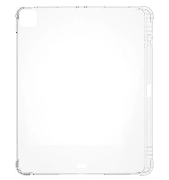 Чехол-накладка CDK для Apple iPad Air 13" M2 2024 | Silicone Corner Air Bag Слот под Стилус (015057) (clear) 017981-003 фото