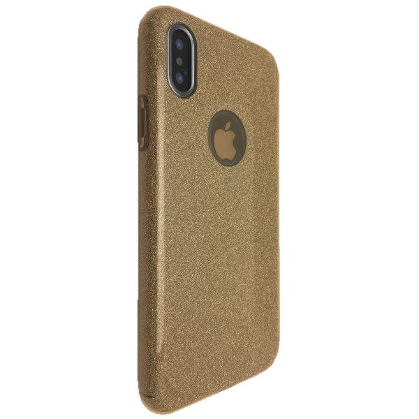 Чехол-накладка DK Silicone Glitter Heaven Rain для Apple iPhone X / XS (dark) 06622-771 фото