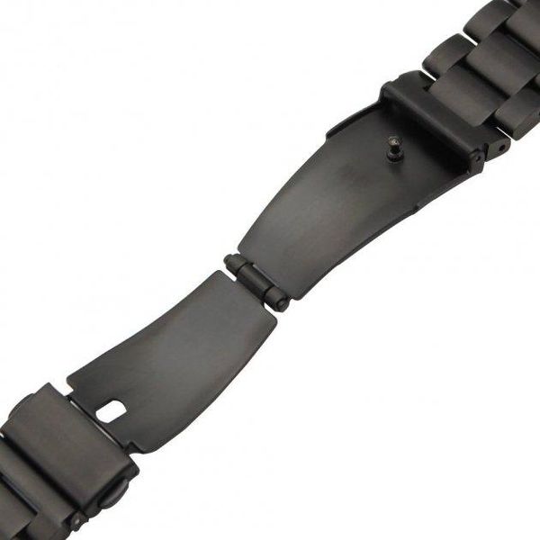 Ремешок CDK Metal Fitlink Steel Watch Band 20mm для Mobvoi TicWatch C2 (012873) (black) 013083-124 фото