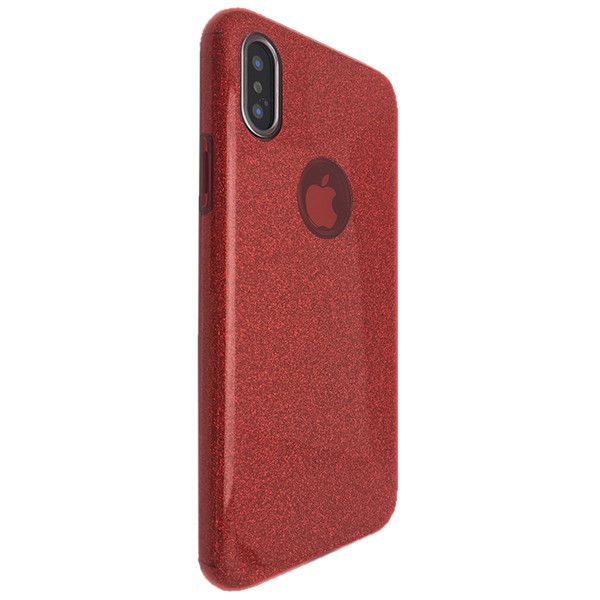 Чехол-накладка DK Silicone Glitter Heaven Rain для Apple iPhone X / XS (dark) 06622-771 фото