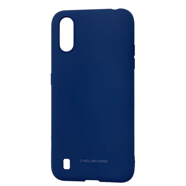 Чохол-накладка Silicone Hana Molan Cano для Samsung Galaxy A01 (A015) / M01 (M015) (blue) 010000-077 фото