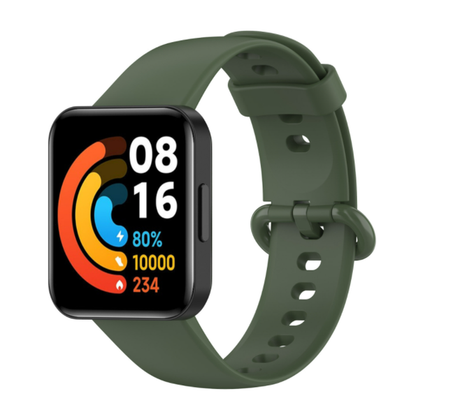 Ремінець DK Silicone Sport Band Classic для Xiaomi Redmi Watch 2 Lite (013576) (virid) 013576-972 фото