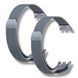 Ремінець 2 шт CDK для Xiaomi Mi Smart Band 9 | Metal Milanese Loop Magnetic (015814) (grey) 022270-385 фото 1