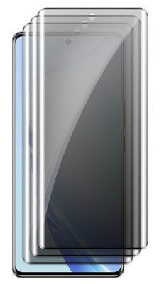 Захисне скло 3 шт CDK для Infinix Hot 50 Pro+ | 3D Антишпигун Full Glue (020543) (black) 020751-062 фото