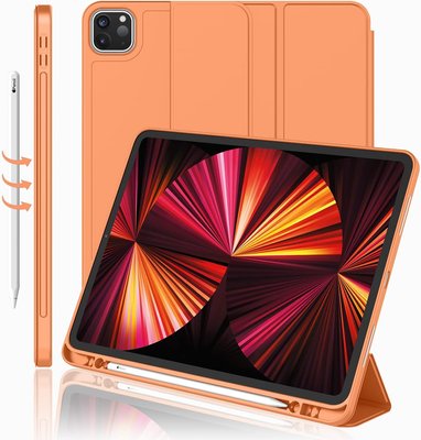 Чехол-книжка CDK Эко-кожа силикон Smart Case Слот Стилус для Apple iPad Pro 11" 4gen 2022 (011190) (orange) 014969-058 фото