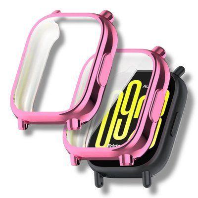 Чехол-накладка 2шт CDK для Xiaomi Redmi Watch 5 Active | Silicone Face Case (018471) (pink rose) 023167-328 фото