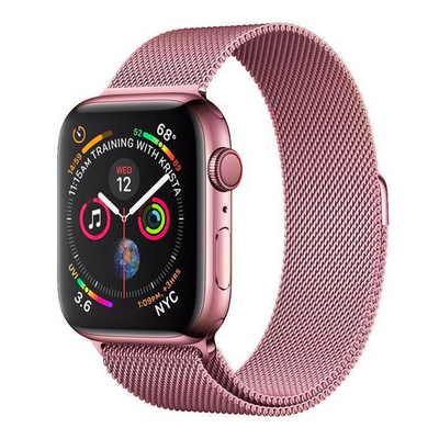 Ремешок DK для Apple Watch 42mm (Series 1 / 2 / 3) | Металл Milanese Loop (05527) (pink rose) 05527-004 фото