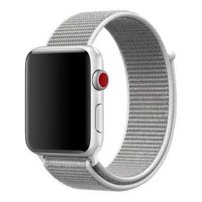 Ремешок CDK для Apple Watch 44mm (Series SE1 / SE2 / SE3) | Nylon Sport Loop (09038) (seashell) 022211-967 фото