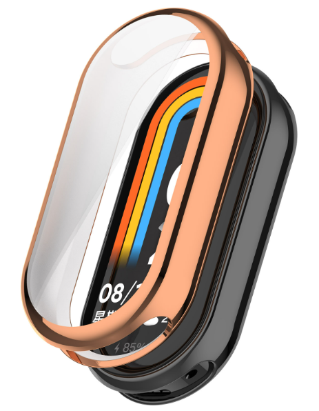 Чехол-накладка DK Silicone Face Case для Xiaomi Mi Band 8 (rose gold) 016403-229 фото