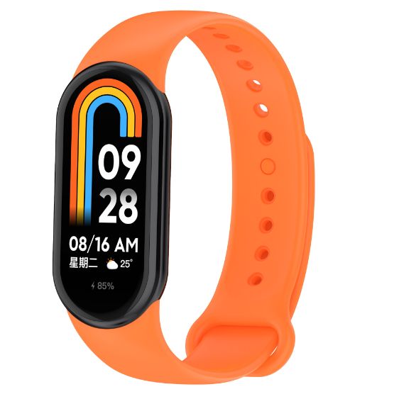 Ремінець CDK для Xiaomi Mi Smart Band 9 | Silicone Sport Band (015812) (orange) 018015-123 фото