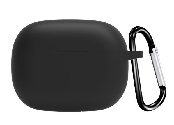 Чохол-накладка CDK для Realme Buds T310 | Silicone Candy Friendly з карабіном (017219) (black) 019513-064 фото