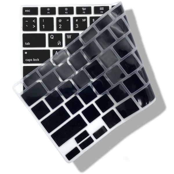 Накладка силикон на клавиатуру для Apple MacBook Air 13" Retina A2179 / A2337 (2020) USA (black) 010467-722 фото