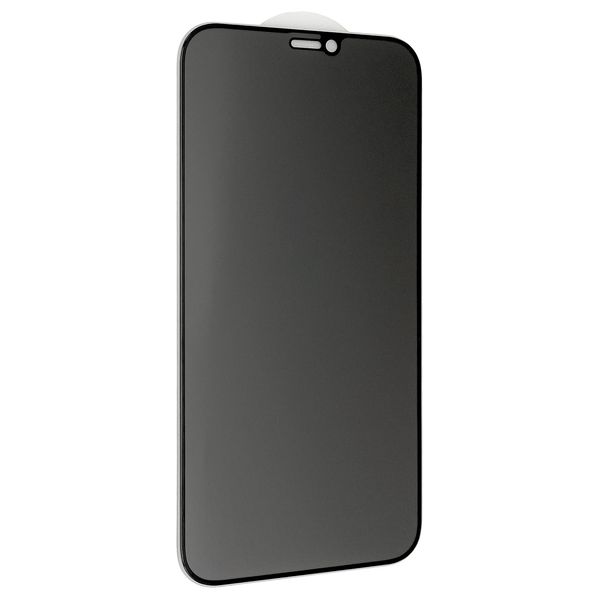 Защитное стекло DK Full Glue Антишпион для Apple iPhone 12 / 12 Pro (black) 010935-062 фото