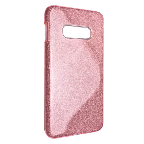 Чехол-накладка DK Silicone Glitter Heaven Rain для Samsung S10e (pink)) 08471-000 фото