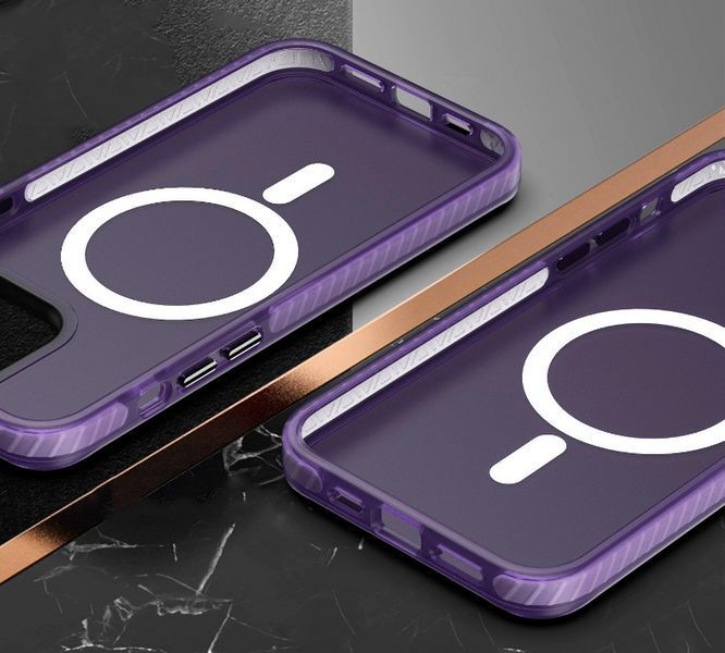 Чехол-накладка DK для Apple iPhone 12 Pro Max | MagSafe Composite Matte (deep purple) 018486-061 фото