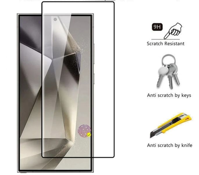 Захисне скло DK Full Glue 3D для Samsung Galaxy S24 Ultra (S928) (black) 017730-062 фото