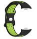 Ремінець 2 шт CDK для Xiaomi Mi Smart Band 9 Pro | Silicone Sport Band Nike (017600) (black/green) 022134-962 фото 3
