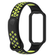 Ремешок DK Silicone Sport Band Nike для Xiaomi Amazfit Band 7 (black / green) 016236-962 фото 2