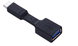 Перехідник Flat OTG Type-C / USB-C на USB 3.0 (black) 015466-693 фото
