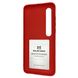 Чохол-накладка Silicone Hana Molan Cano для Xiaomi Mi 10 / 10 Mi Pro (red) 010008-120 фото 3