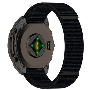 Ремінець CDK для Garmin Epix Pro (Gen 2) 47mm | 22mm Nylon Sport Loop (018558) (black) 018574-124 фото