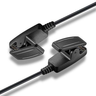 Зарядний пристрій 2 шт CDK для Garmin Approach S20 | кабель прищіпка (1m) USB (014448) (black) 022811-124 фото
