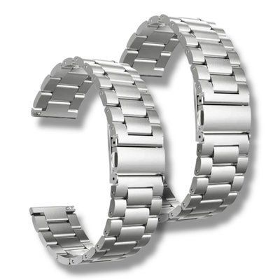 Ремешок 2шт CDK для Xiaomi Redmi Watch 5 Active | 22mm Metal Fitlink Steel Watch Band (012874) (silver) 022302-227 фото