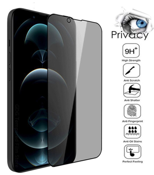 Защитное стекло DK Full Glue Антишпион для Apple iPhone 13 Pro Max (013350) (black) 013350-062 фото