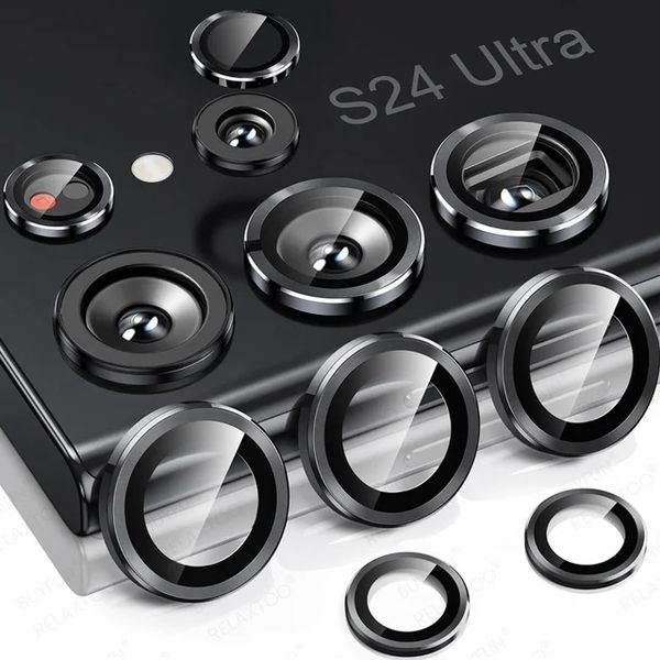 Захисне скло на камеру DK Lens Metal Ring Eagle Eye для Samsung Galaxy S24 Ultra (S928) (black) 017529-062 фото