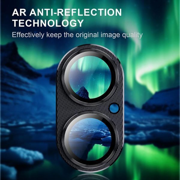 Защитное стекло 2шт CDK для Apple iPhone 16 Plus | на камеру CD Metal Armor (021404) (black) 021589-062 фото