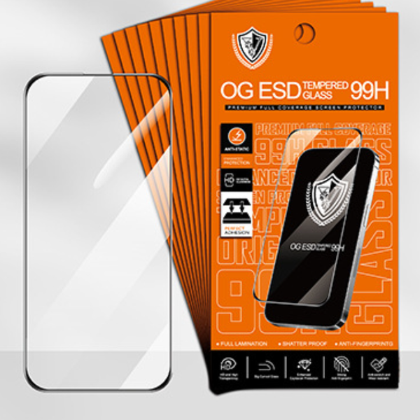 Защитное стекло DK V Full Glue OG ESD Anti-Static для Apple iPhone 12 Pro Max (black) 017192-062 фото