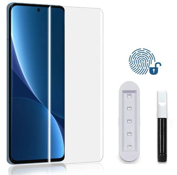 Защитное стекло 2шт CDK для Xiaomi 12S Ultra | UV Curved (014478) (clear) 018786-063 фото