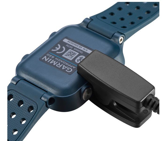 Зарядний пристрій 2 шт CDK для Garmin Approach S20 | кабель прищіпка (1m) USB (014448) (black) 022811-124 фото