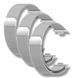 Ремінець 3 шт CDK для Huawei Watch Fit 4 | Metal Milanese Loop Magnetic (017793) (silver) 021999-227 фото 1