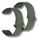 Ремешок 2шт CDK для Garmin Forerunner 970 | 22mm Silicone Shaped Magnetic Band (019626) (green / black) 021725-994 фото 1