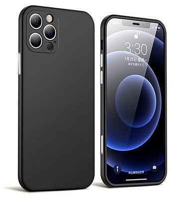 Чехол-накладка Plastic Case Glass 360&deg; Full Coverage для Apple iPhone 12 Pro Max (black) 012620-076 фото
