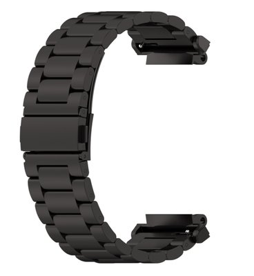 Ремінець CDK Metal Fitlink Steel Watch Band для Xiaomi Amazfit Active Edge (A2212) (017525) (black) 017605-124 фото