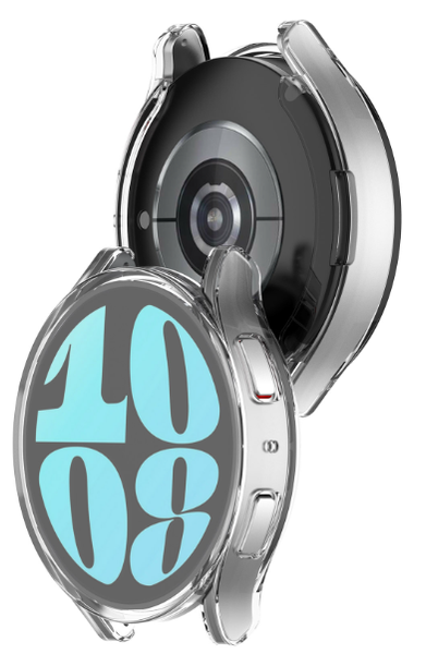 Чехол-накладка DK Silicone Face Case для Samsung Galaxy Watch6 (R940 / R945) 44mm (clear) 016448-936 фото