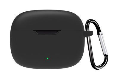 Чохол-накладка CDK для JBL Wave Beam 2 | Silicone Candy Friendly з карабіном (016052) (black) 021008-064 фото