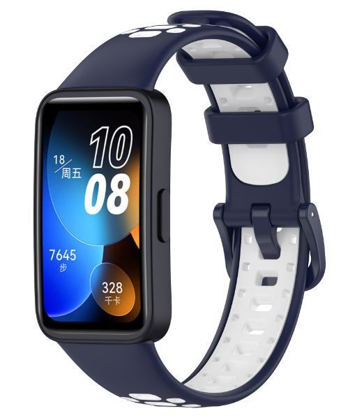 Ремінець CDK для Huawei Band 10 | Silicone Sport Band Nike (016452) (blue / white) 020138-064 фото