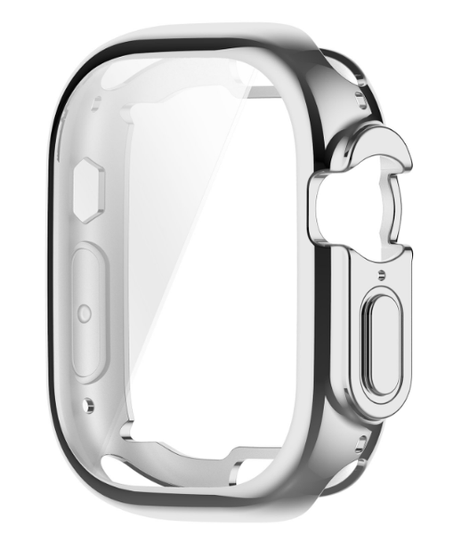Чехол-накладка DK Silicone Face Case для Apple Watch 49mm (silver) 015074-227 фото
