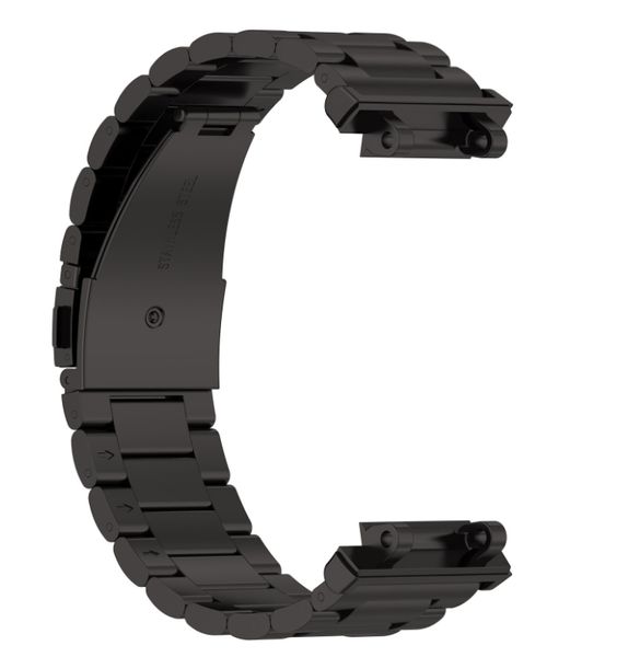 Ремінець CDK Metal Fitlink Steel Watch Band для Xiaomi Amazfit Active Edge (A2212) (017525) (black) 017605-124 фото