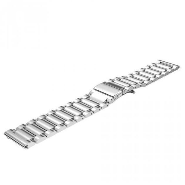 Ремінець CDK для Mobvoi TicWatch Pro | 22mm Metal Fitlink Steel Watch Band (012874) (silver) 019125-227 фото