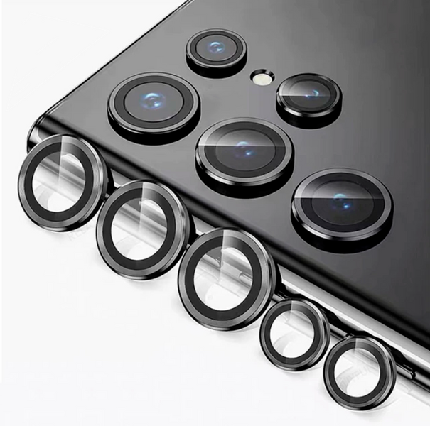 Захисне скло на камеру DK Lens Metal Ring Eagle Eye для Samsung Galaxy S22 Ultra 5G (S908) (black) 015709-062 фото